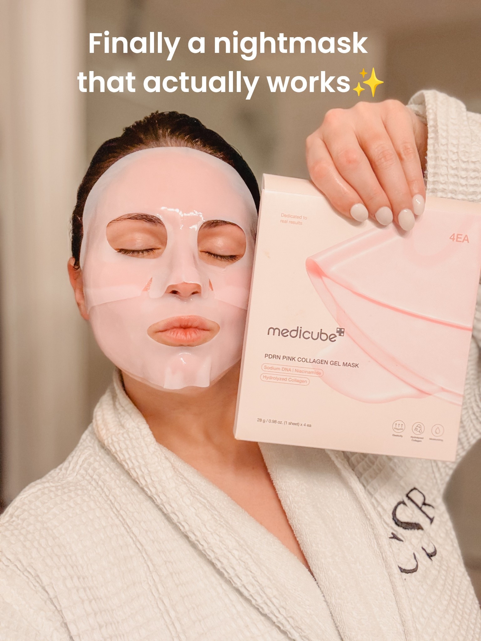 My current nighttime skincare obsession 💧

I’ve been using this Medicube PDRN Pink Collagen Gel Mask before bed and I swear… I wake up with the most hydrated, plump, glowy skin

If your skin has been feeling dry or dull, this is SUCH a game changer for that glass skin look ✨ it feels cooling, luxe, and actually works overnight

Perfect for adding hydration, glow, and bounce to your skincare routine 

#LTKgrwm #LTKBeauty #LTKselfcare