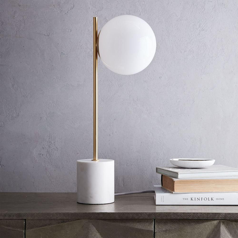 Sphere + Stem Table Lamp | West Elm (UK)