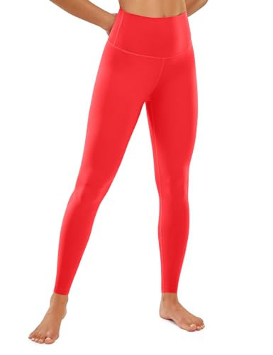 CRZ YOGA Butterluxe High Waisted Lounge Legging 28'' - Workout Leggings for Women Buttery Soft Yoga Pants Deep Red X-Large | Amazon (US)