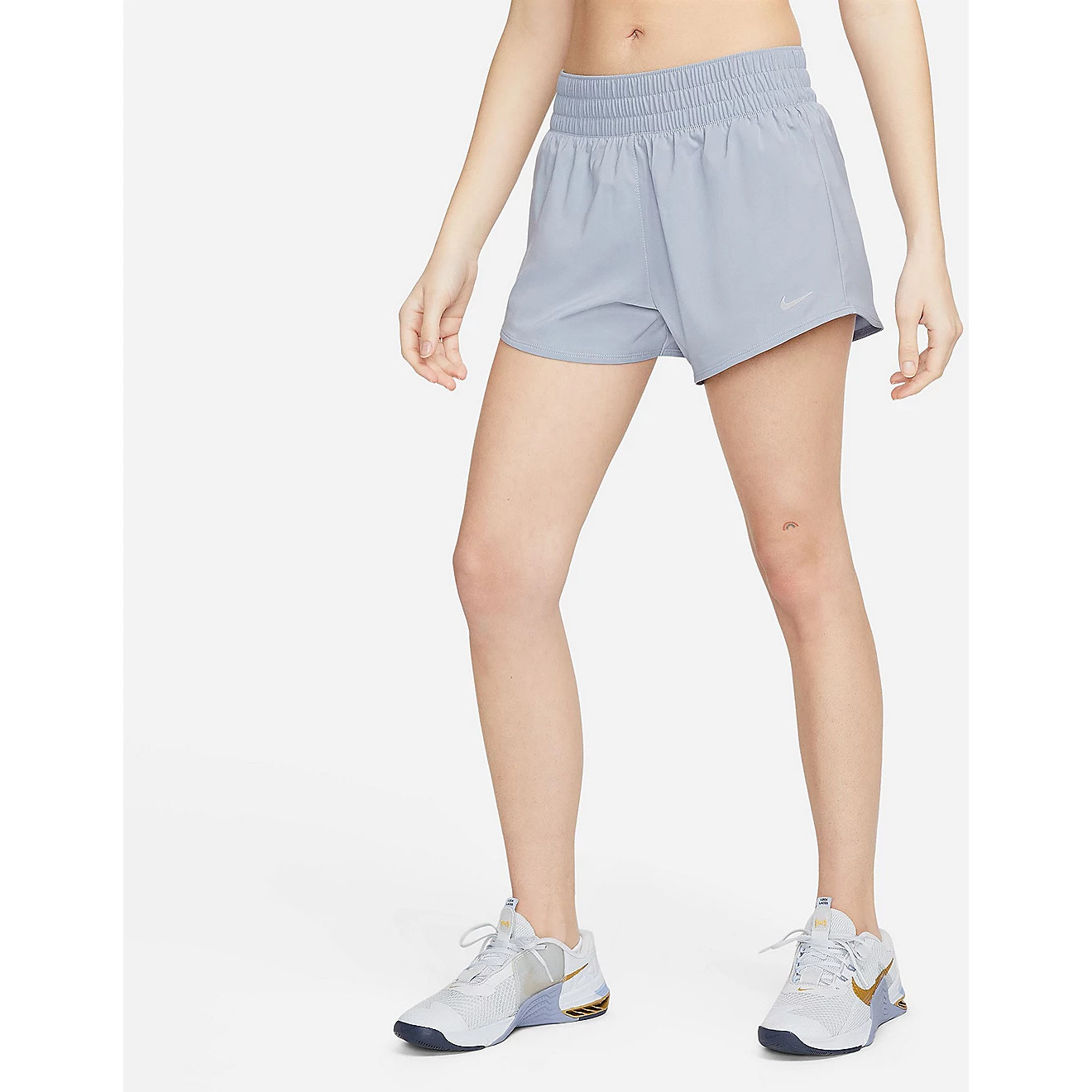 Nike Women's One Dri-FIT Mid-Rise Shorts 3in | Academy | Academy Sports + Outdoors