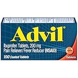 Advil Pain Reliever and Fever Reducer, Pain Relief Medicine with Ibuprofen 200mg for Headache, Ba... | Amazon (US)