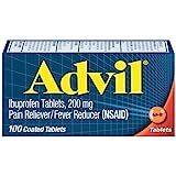 Advil Pain Reliever and Fever Reducer, Pain Relief Medicine with Ibuprofen 200mg for Headache, Ba... | Amazon (US)