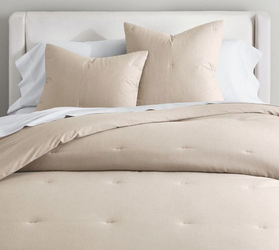 Dream Brushed Cotton Sateen Comforter | Pottery Barn (US)