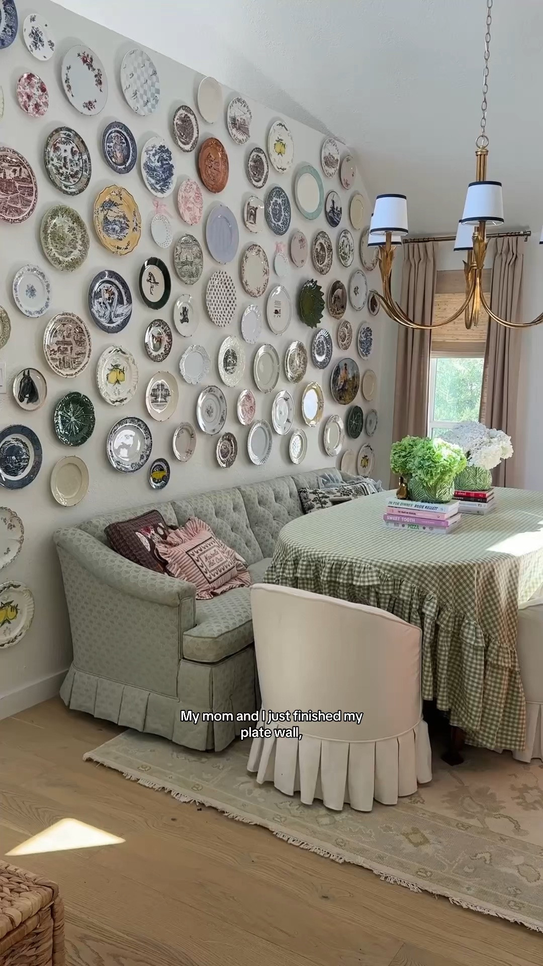 How I hang my plate wall