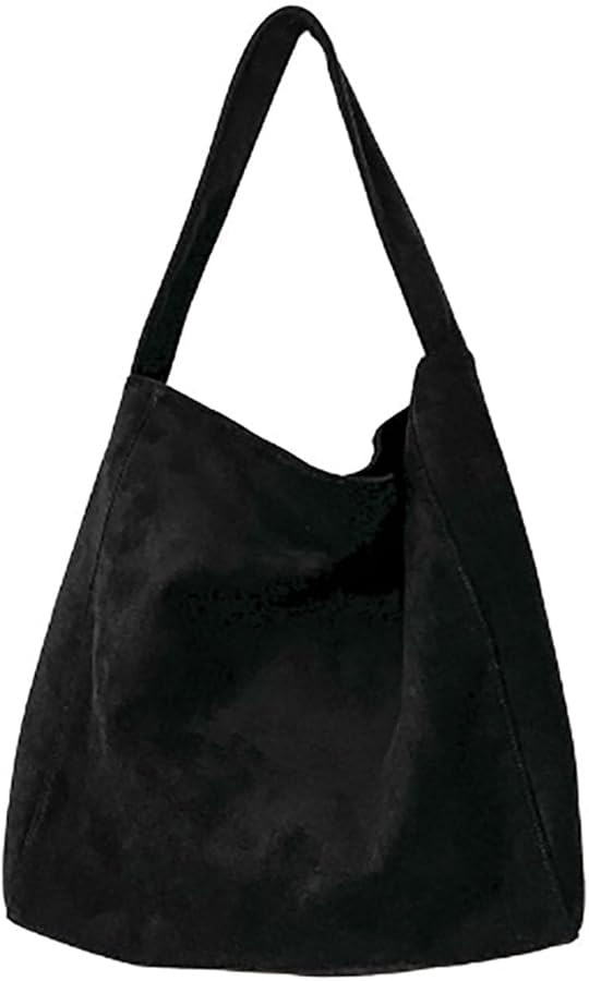 Suede Bags for Women, 2025 New Suede Tote Bag for Women, Retro Slouchy Office Shoulder Top-handle... | Amazon (US)