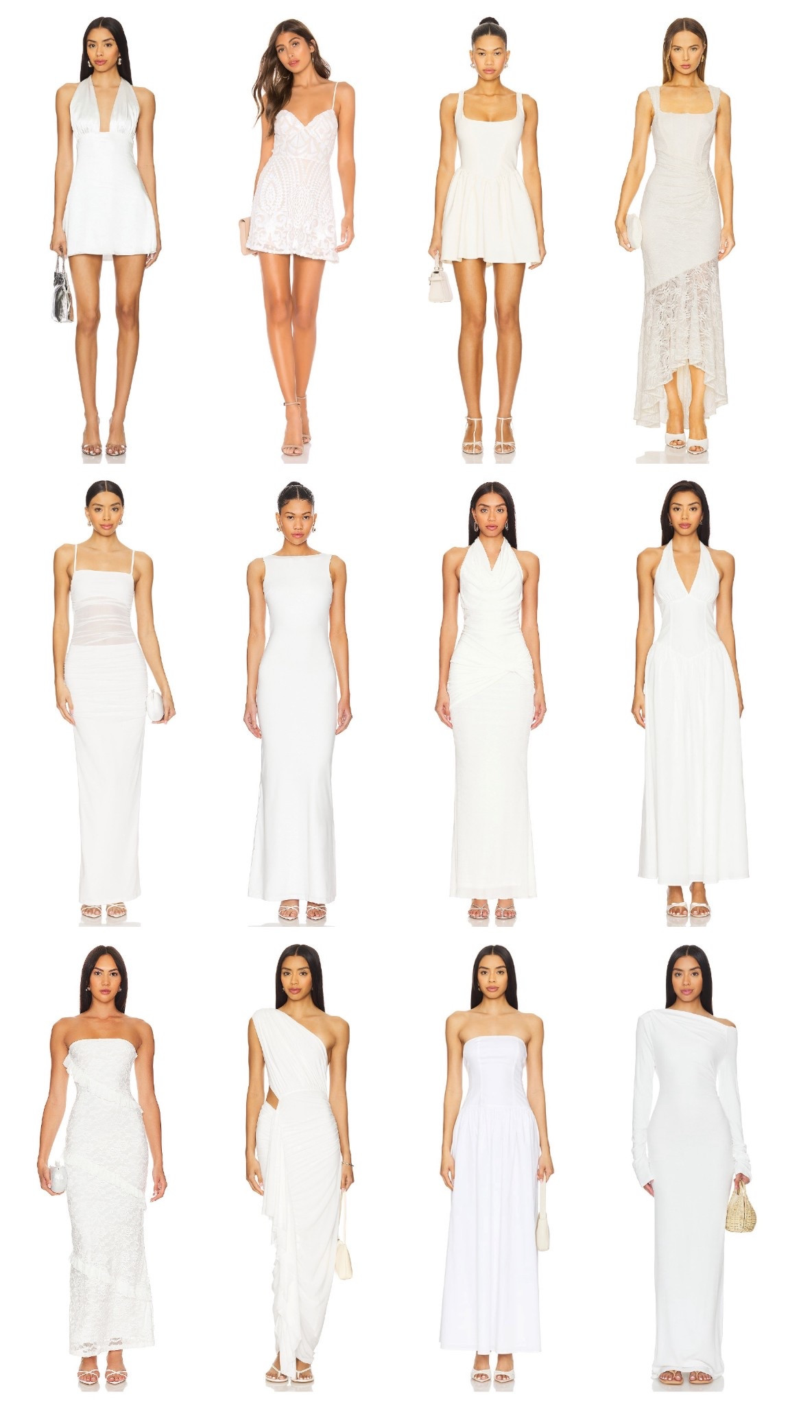 Revolve trending white dresses under $100 for the bride to be.

Engagement photo shoot dresses, engagement party dresses, bachelorette party dresses, bridal shower dresses, rehearsal dinner dresses, after party dresses, reception dresses. 

#LTKWedding #LTKSeasonal