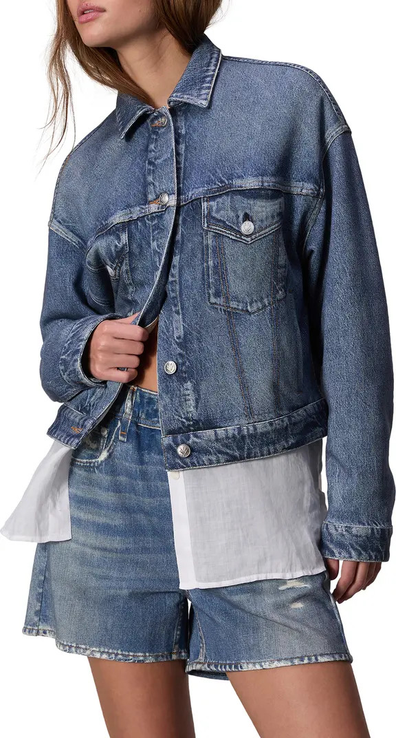 Miramar Cotton Terry Trucker Jacket | Nordstrom
