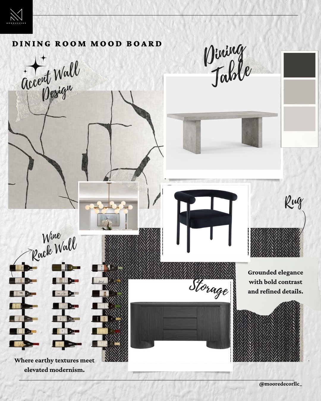 Concrete, curves, and contrast. If you love minimalism with a little attitude, this dining room direction might be your vibe.

#LTKHome #LTKStyleTip