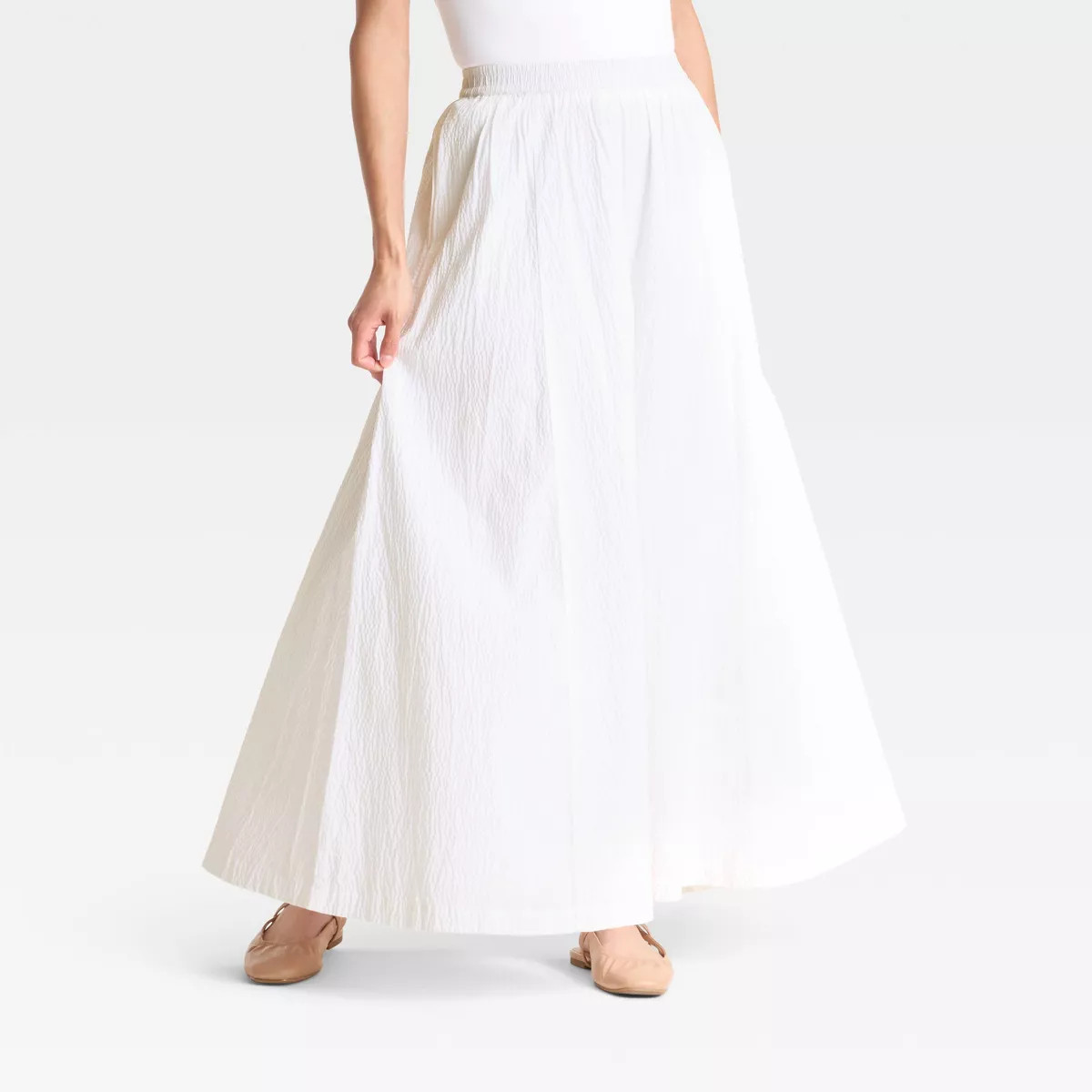 Women's Maxi Picnic A-Line Skirt - A New Day™ Red S | Target