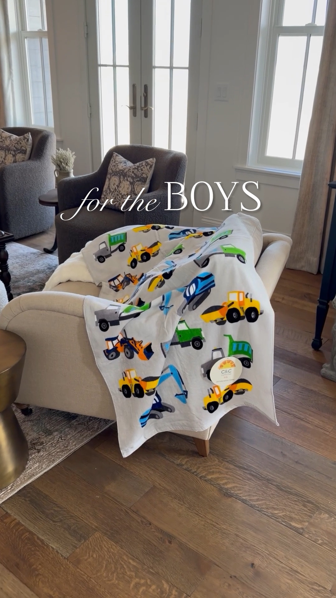 How cute is this towel for little boys!  For my 2-year-old grandson who loves trucks and cars. It’s only $10! Great for an Easter basket too  

#LTKKids #LTKstorytime #LTKvlog