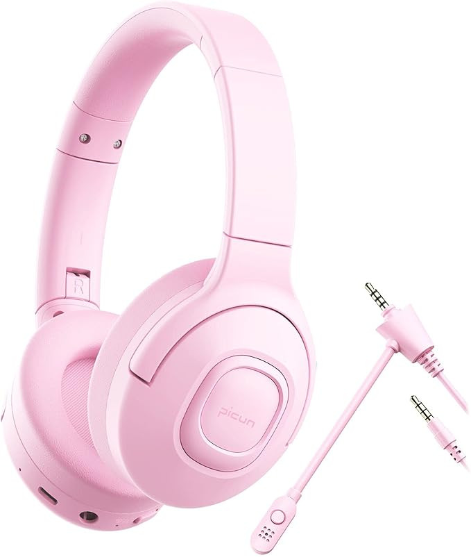 Picun E5 Kids Wireless Headphones with Microphone, Bluetooth 5.0 Over Ear Wireless Kids Headphone... | Amazon (US)