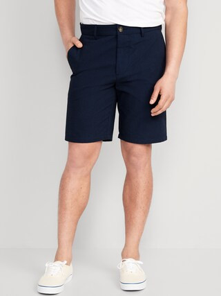 Slim Rotation Chino Seersucker Shorts for Men -- 9-inch inseam | Old Navy (US)