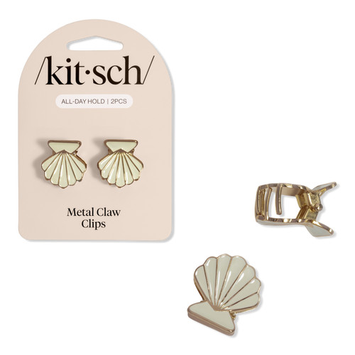 Kitsch Metal Clam Shell Hair Clip Set | Ulta