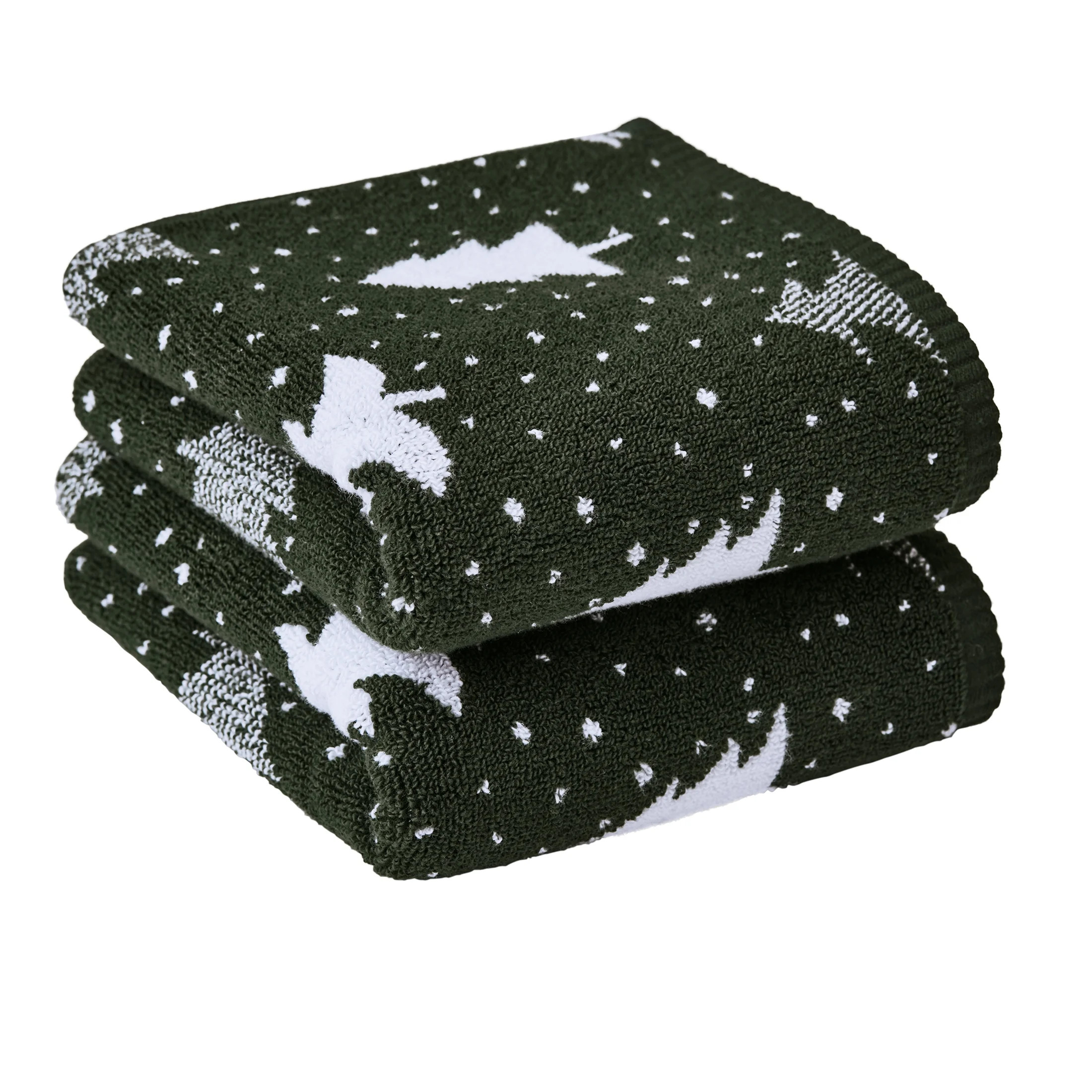 Better Homes & Gardens Signature Soft Holiday Decor 2PK Hand Towel, Wintery Tree | Walmart (US)