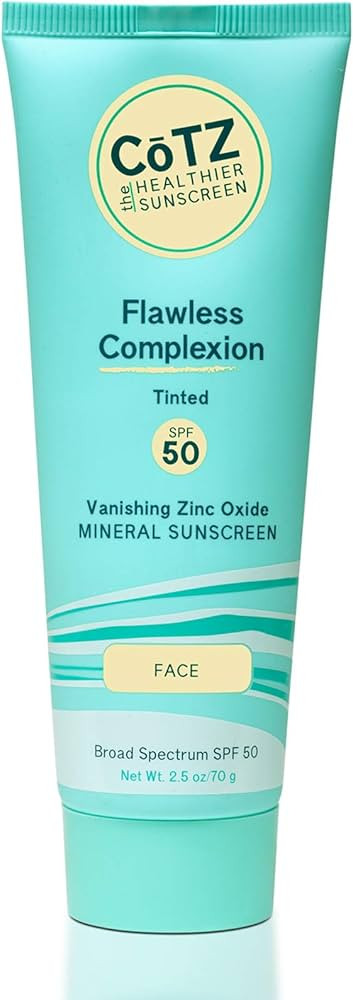 CoTZ Skincare | Flawless Complexion | Lightly Tinted | Facial Mineral Sunscreen Broad Spectrum SP... | Amazon (US)