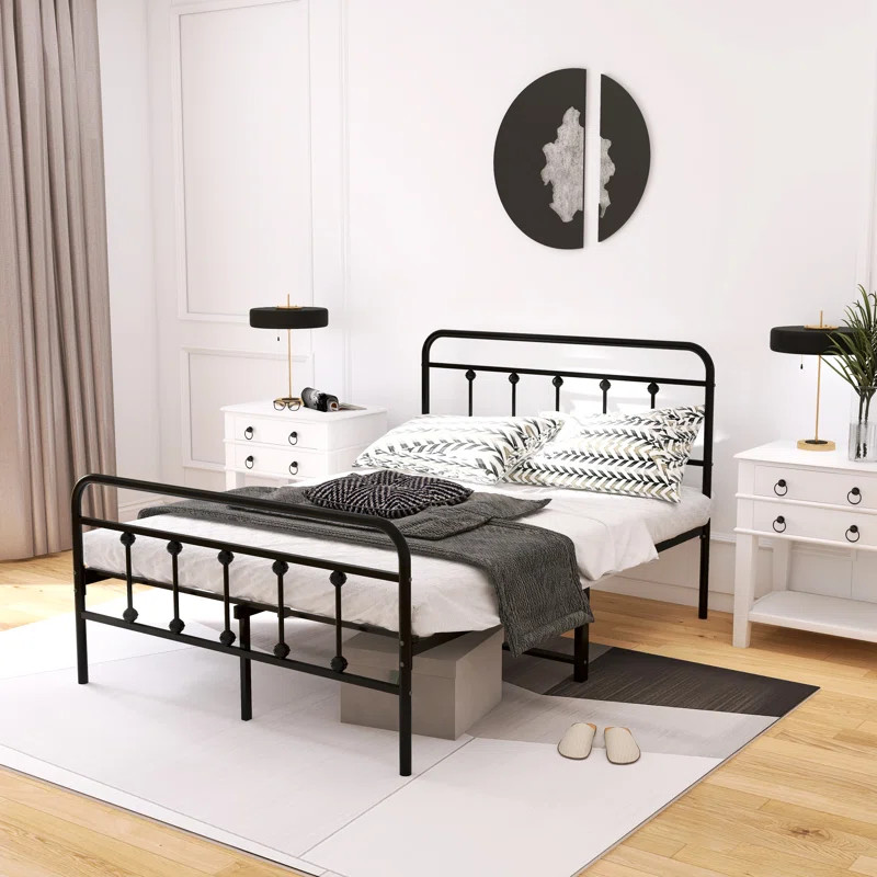 Landyn Steel Platform Bed | Wayfair North America