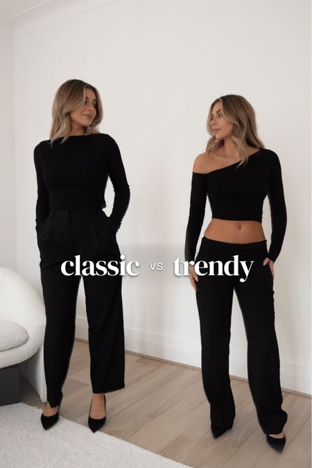 Classic vs trendy - trousers fits ✨ 

#LTKeurope #LTKunder50 #LTKstyletip