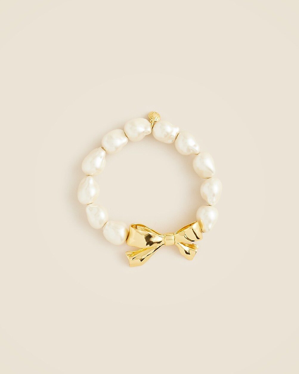 Pearl bow bracelet | J. Crew US