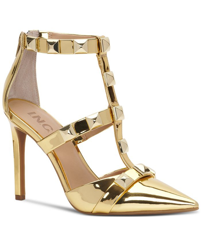 INC International Concepts Syndia Studded Dress Sandals, Created for Macy's & Reviews - Sandals -... | Macys (US)