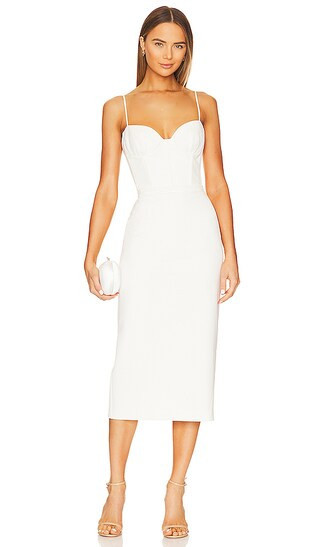 Celeste Midi Dress in Orchid White Dress White Spring Dress White Midi Dress White Cocktail Dress | Revolve Clothing (Global)