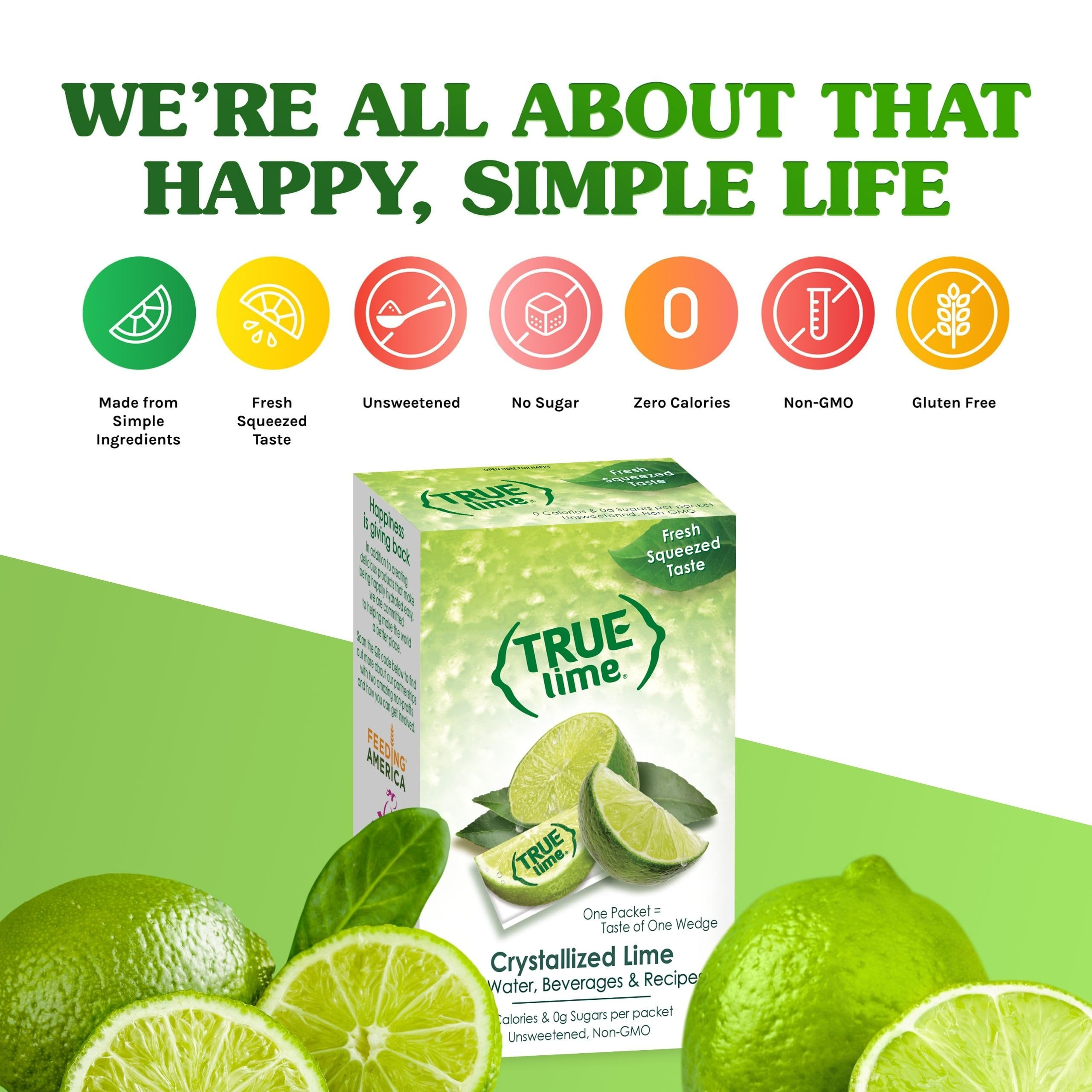 TRUE LIME Water Enhancer, Bulk Pack - 0.03 Ounce, 500 Count (Pack of 1)| Zero Calorie Unsweetened... | Amazon (US)