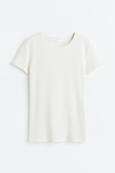Fitted Ribbed Top | H&M (US + CA)