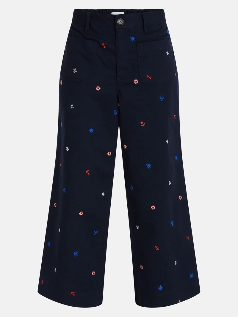 Free Assembly Women's and Women's Plus Cropped Pants with Patch Pockets, 26" Inseam, Sizes XS-4X ... | Walmart (US)