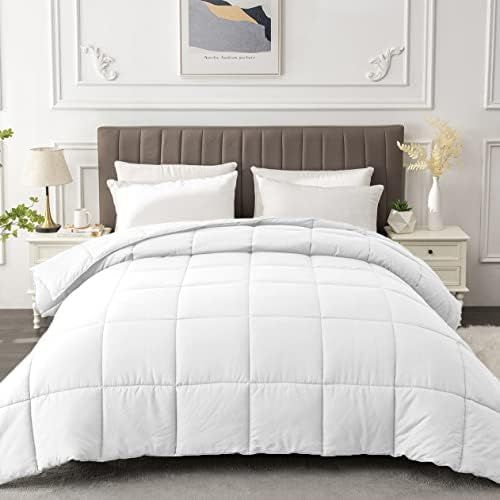MATBEBY Full Comforter Duvet Insert - All Season White Comforters Full Size - Quilted Down Altern... | Amazon (US)