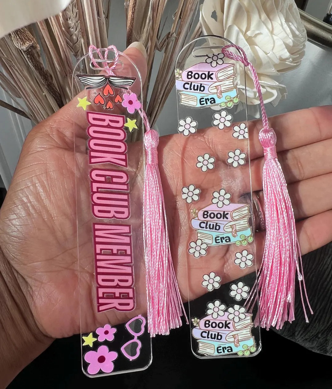 Acrylic Bookmark for Book Lovers | Cute Bookmark, Bookish Gift, Book Club Accessory, Booktok Aest... | Etsy (US)