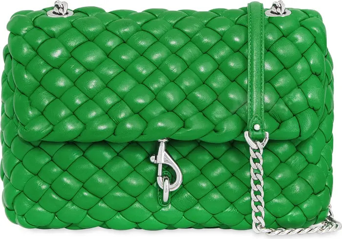 Rebecca Minkoff Edie Woven Leather Convertible Crossbody Bag | Nordstrom | Nordstrom