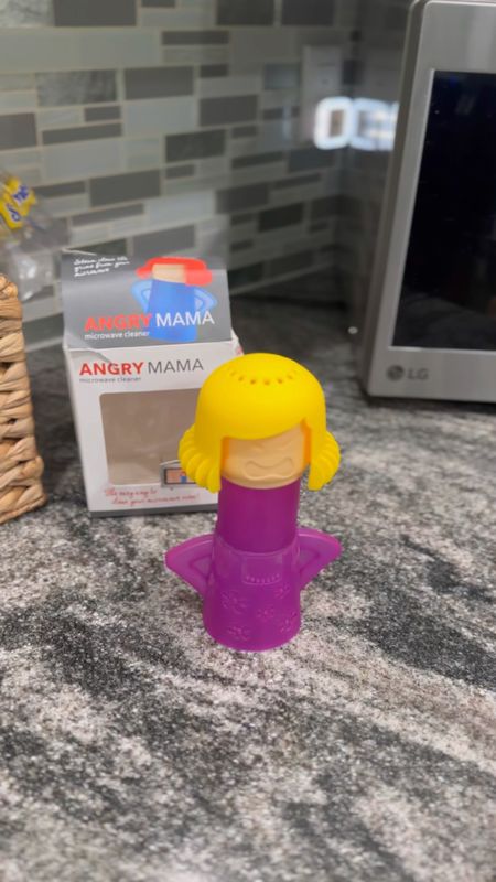 Angry Mama to the rescue!! She cleans your microwave for you!! Natural non toxic and fun way to clean! #amazonfind #cleaningproduct #fun

#LTKFind #LTKfamily #LTKhome