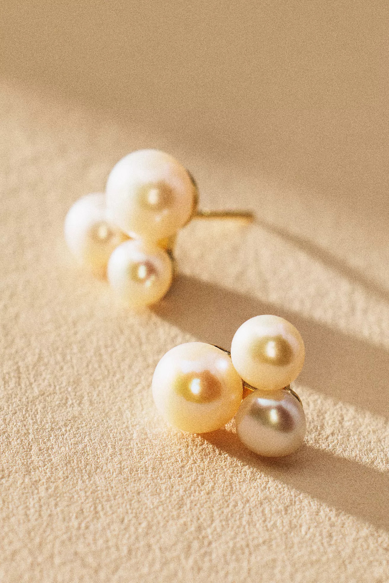 Shashi Trinity Pearl Stud Earrings | Anthropologie (US)