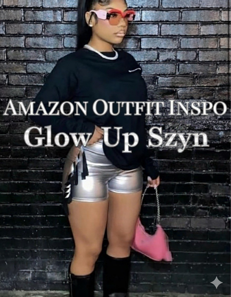 This fit is giving futuristic glam with a streetwear twist 👟🖤

🩶 Metallic shorts = statement piece energy
🖤 Oversized top for that effortless balance
💕 Pop of pink bag + bold frames = chef’s kiss
🖤 Sleek boots to pull it all together

Affordable Amazon finds that look runway ready.
Tap to shop + recreate the vibe 🔗

#AmazonFinds #GlowUpSzyn #LTKStyle #OutfitInspo


#LTKStyleTip #LTKParties #LTKFallSale
