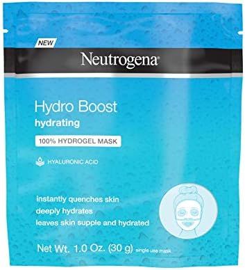 Neutrogena Hydro Boost Moisturizing & Hydrating 100% Hydrogel Sheet Mask, Face Mask for Dry Skin ... | Amazon (US)