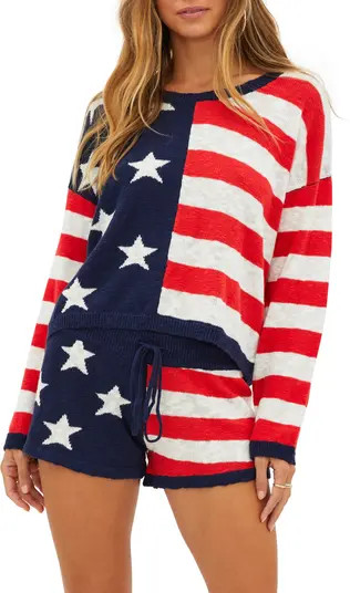 Balboa American Flag Drawstring Shorts | Nordstrom