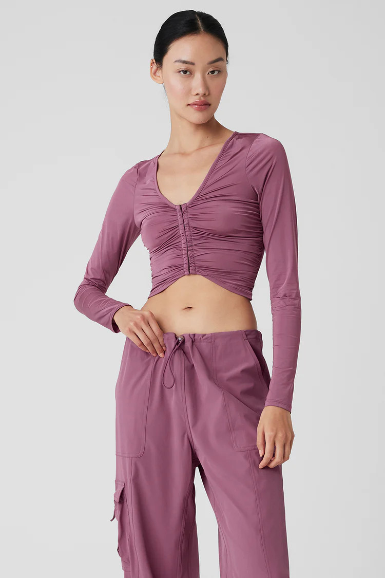 Standout Long Sleeve - Soft Mulberry | Alo Yoga (US)