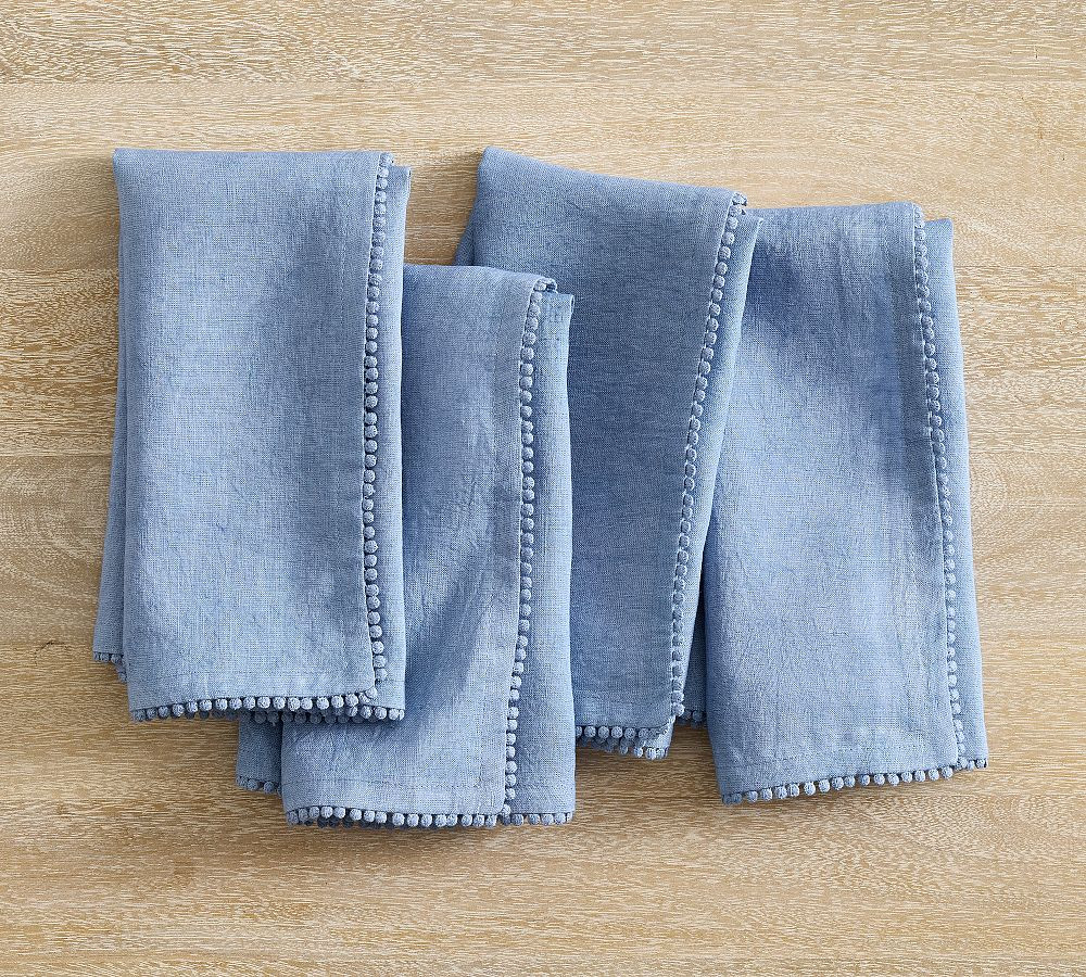 Monique Lhuillier Signature Napkins - Set of 4 | Pottery Barn (US)