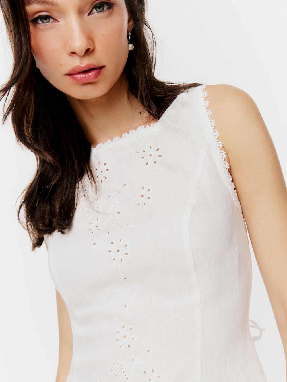 Lorie Linen Top | Reformation (Global)