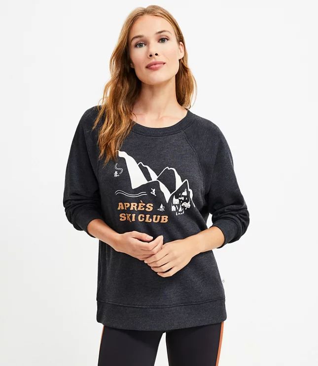 Lou & Grey Fluffy Fleece Apres Ski Club Sweatshirt | LOFT