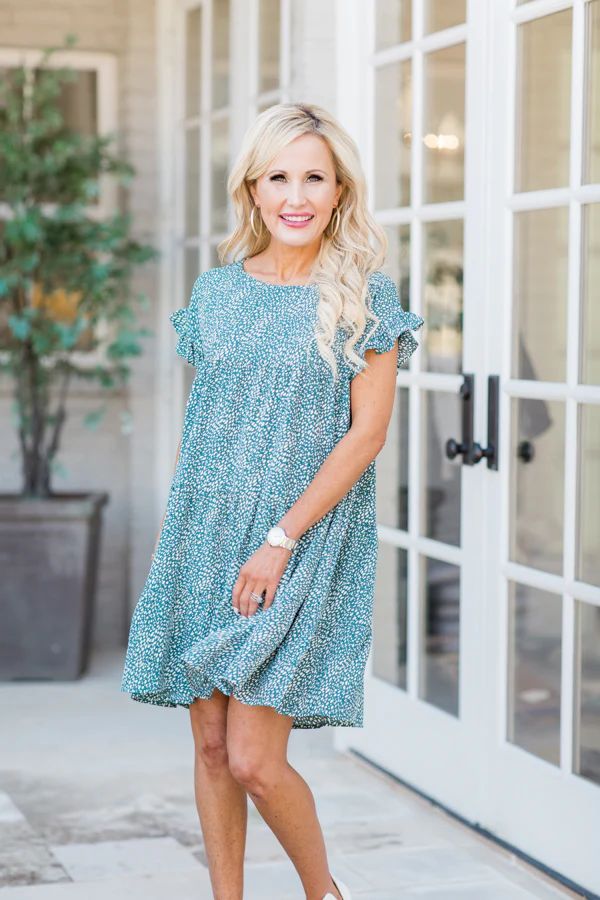 Kimberly Dress- Teal | Avara