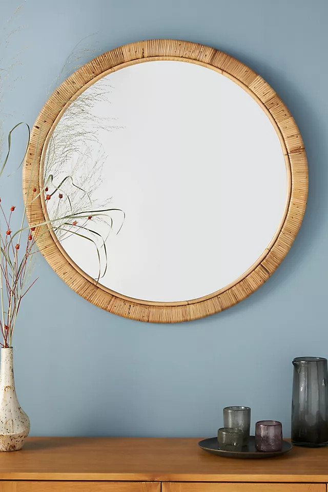 Solana Rattan Mirror | Anthropologie (US)