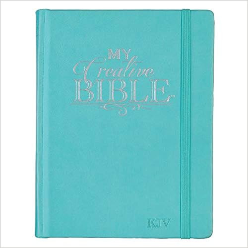 KJV Holy Bible, My Creative Bible, Teal Faux Leather Hardcover w/Ribbon Marker, King James Versio... | Amazon (US)