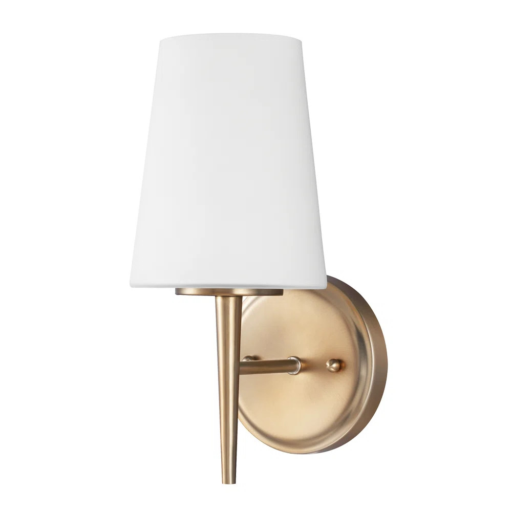 Aimee 1 - Light Dimmable Armed Sconce | Wayfair North America