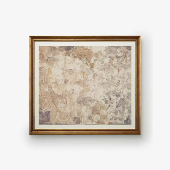Vintage Neutral Abstract Print, Abstract Modern Wall Art, Wall Art, Aesthetic Room Decor, Printed... | Walmart (US)