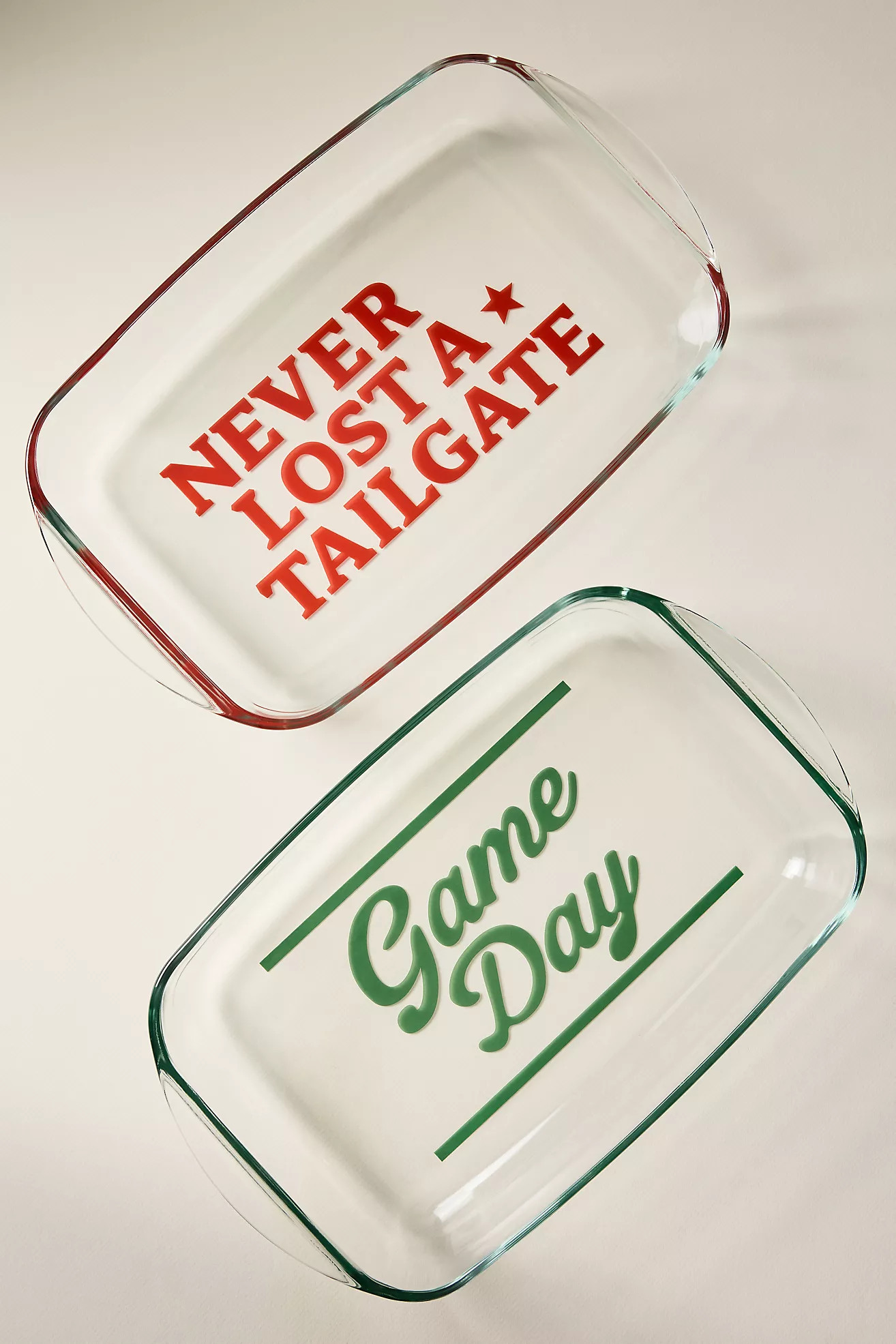 Varsity Vibes Glass Baking Dish | Anthropologie (US)