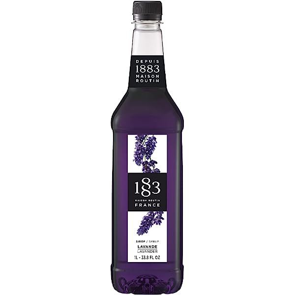 1883 Lavender Syrup - Flavored Syrup for Hot & Iced Beverages, Subtle Floral Flavor - Gluten-Free, V | Amazon (US)