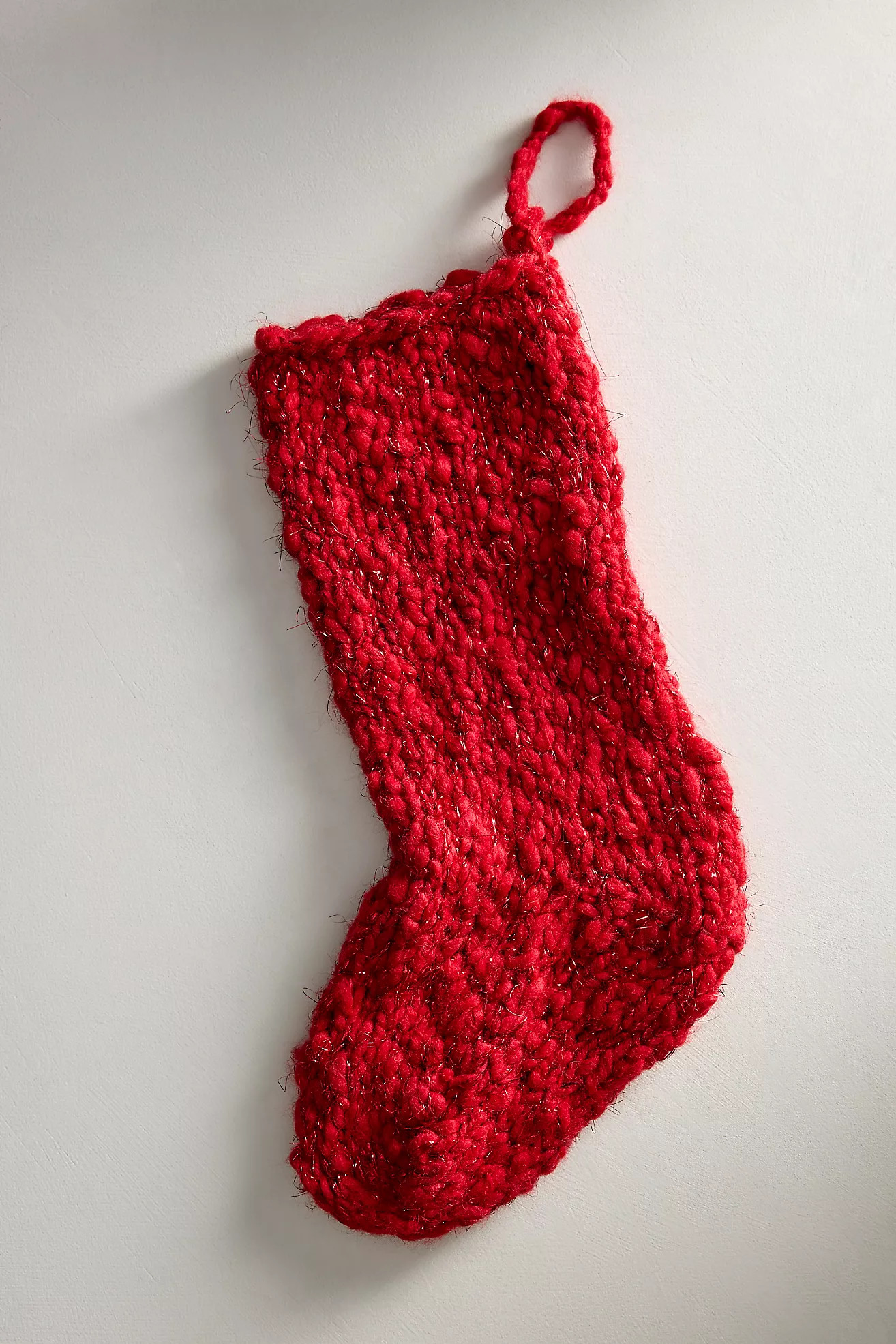 Knitted Metallic Stocking | Anthropologie (US)