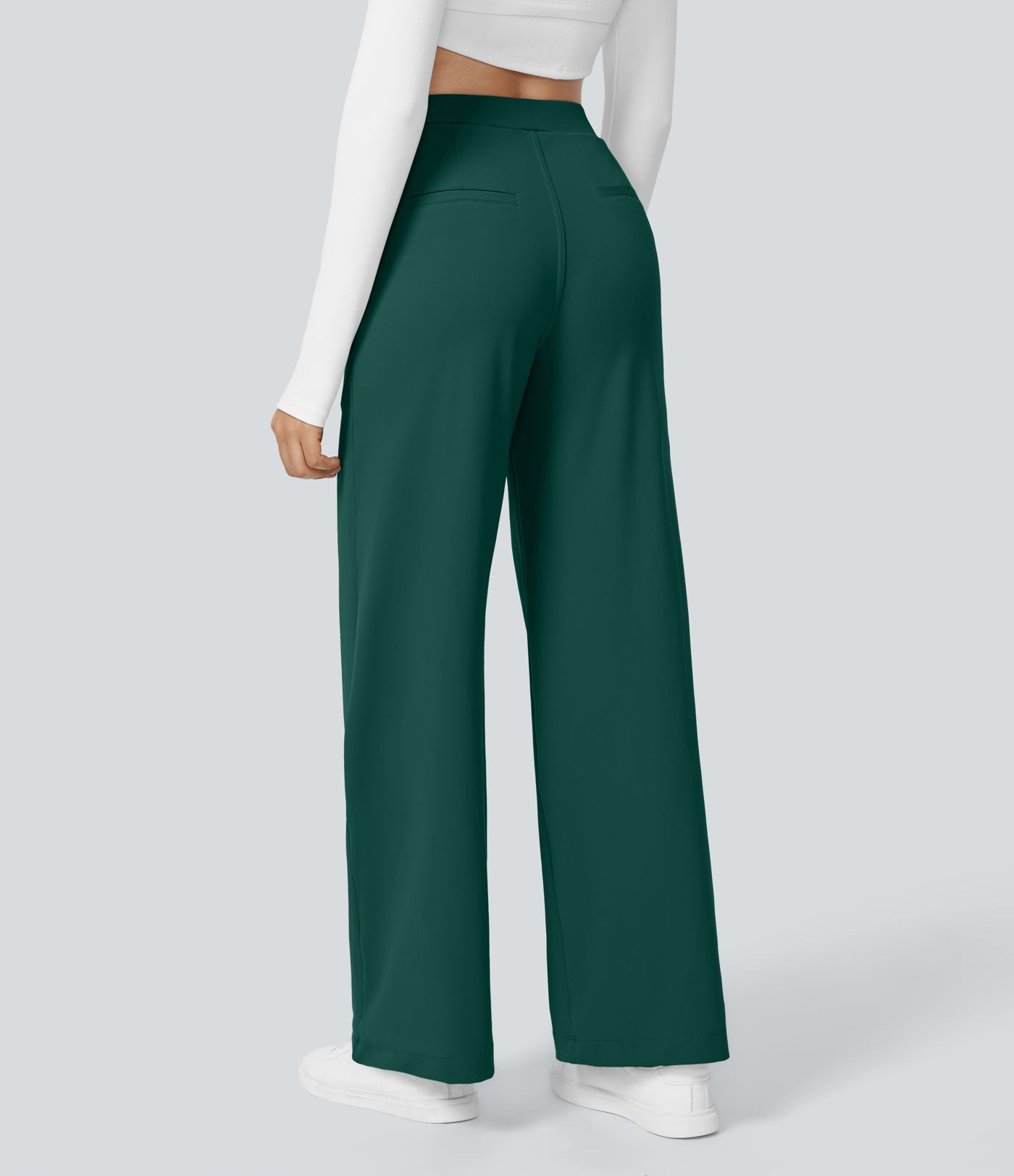 Halara Flex\u2122 DayStretch High Waisted Pocket Straight Leg Work Pants | HALARA