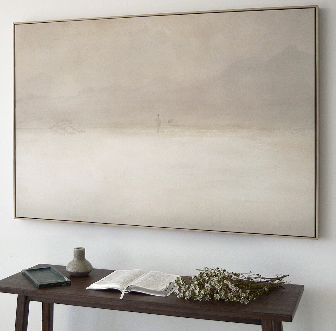 Jesus Leaves the 99 Framed Canvas Art | Matthew 18:13 Biblical Sheep Christian Home Decor - Etsy | Etsy (US)