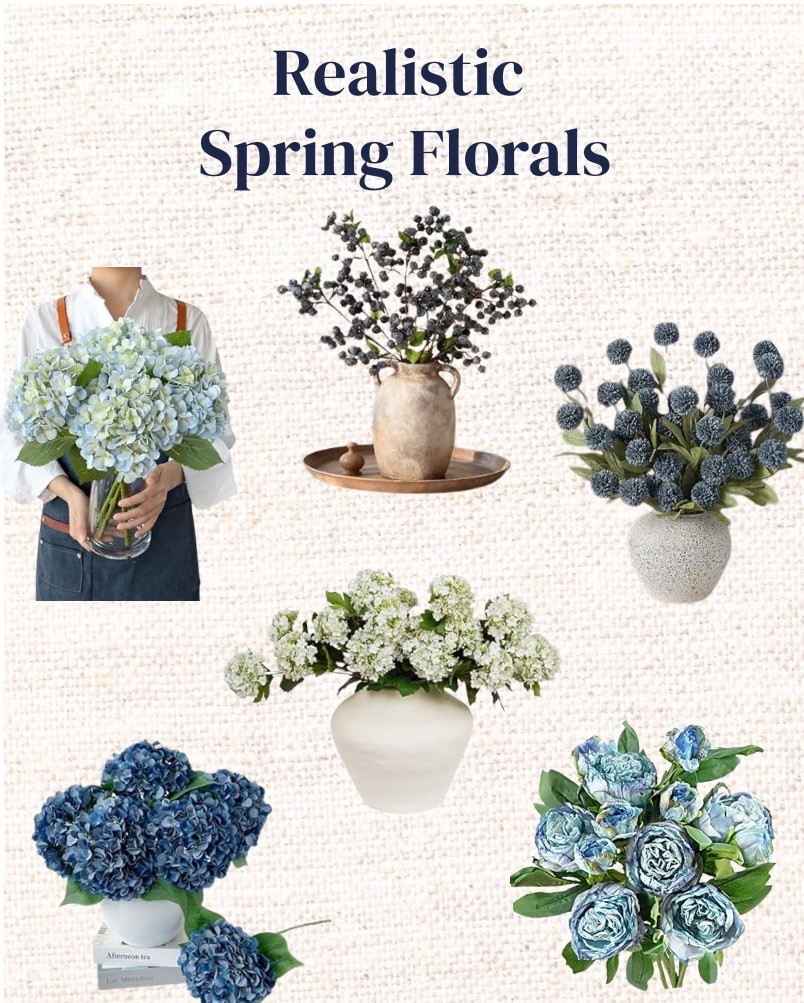 A simple way to breathe SPRING into your home . . . pretty flowers! 🌸

BONUS TIP 🪻 
Faux florals also make great mother’s day gifts & hostess gifts!

Adding just a few pretty florals to your home will immediately make it feel more like spring! 

🎁 Artificial flowers also make a great mother’s day gift! 
(moms love *low maintenance* pretty homes… so gifting these will be greatly appreciated! 😉)


🌷 shop customer favorite stunning, *realistic* spring stems below!

😋 FOLLOW @homeswithchristina for more affordable home decor finds & decorating tips!



.
.
spring home refresh
spring decor
real touch faux florals
spring tulips
real touch hydrangeas
blue blossoms 
realistic spring stems
realistic artificial flowers 
spring refresh 2026
modern home decor
neutral aesthetic  
organic modern ceramic vases 
budget home accents for spring 
mother’s day gift idea
#springrefresh #springflowers🌷  

#LTKMothersDay #LTKHome #LTKSeasonal